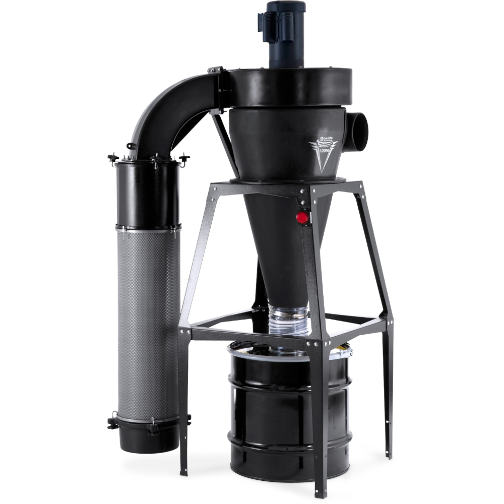 Oneida Air Systems 1.5hp 120V V-System 1500 35 Gal. Freestanding HEPA ...