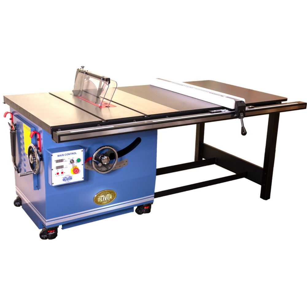 Oliver Machinery 16" Heavy Duty Table Saw 10HP 230V/460V 3Ph w/52" Rails - 4065.003