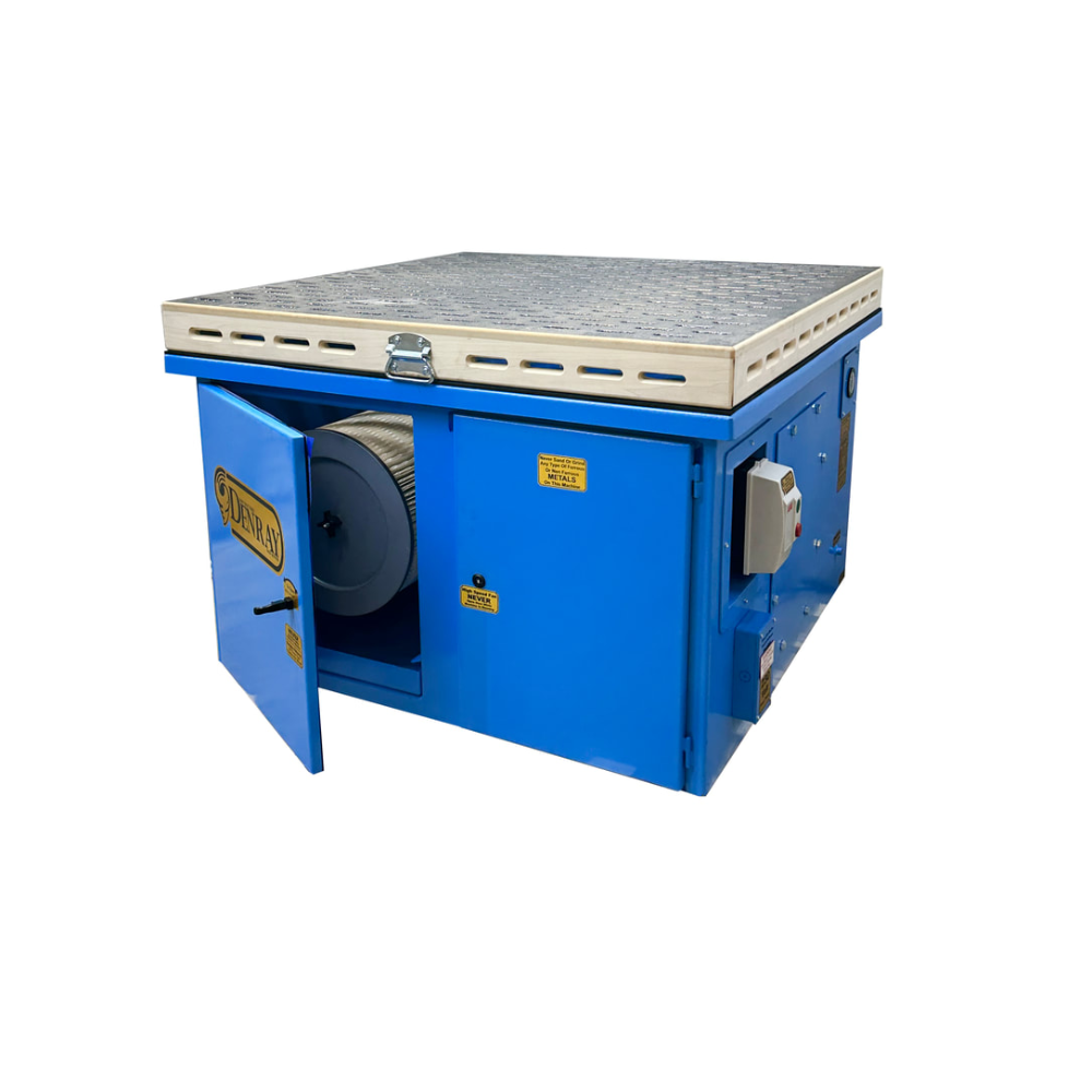 Denray 48" X 48" 220V Three-Phase Downdraft Grinding Table - 4800B