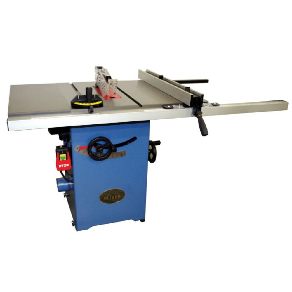 Oliver Machinery 10” Professional Table Saw 1.75HP 1Ph w/52” Rails - 10040.002