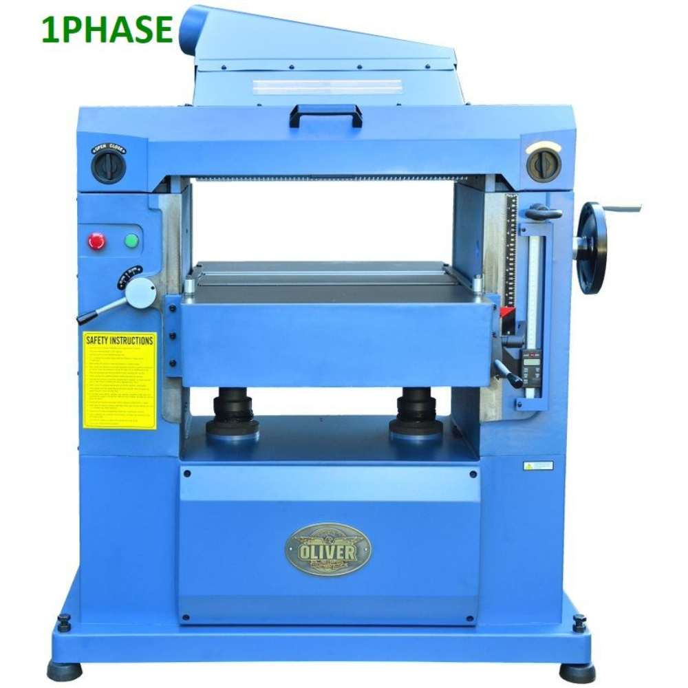 Oliver Machinery 22” Planer with HCX Helical Cutterhead 7.5HP 1Ph - 4455.751T