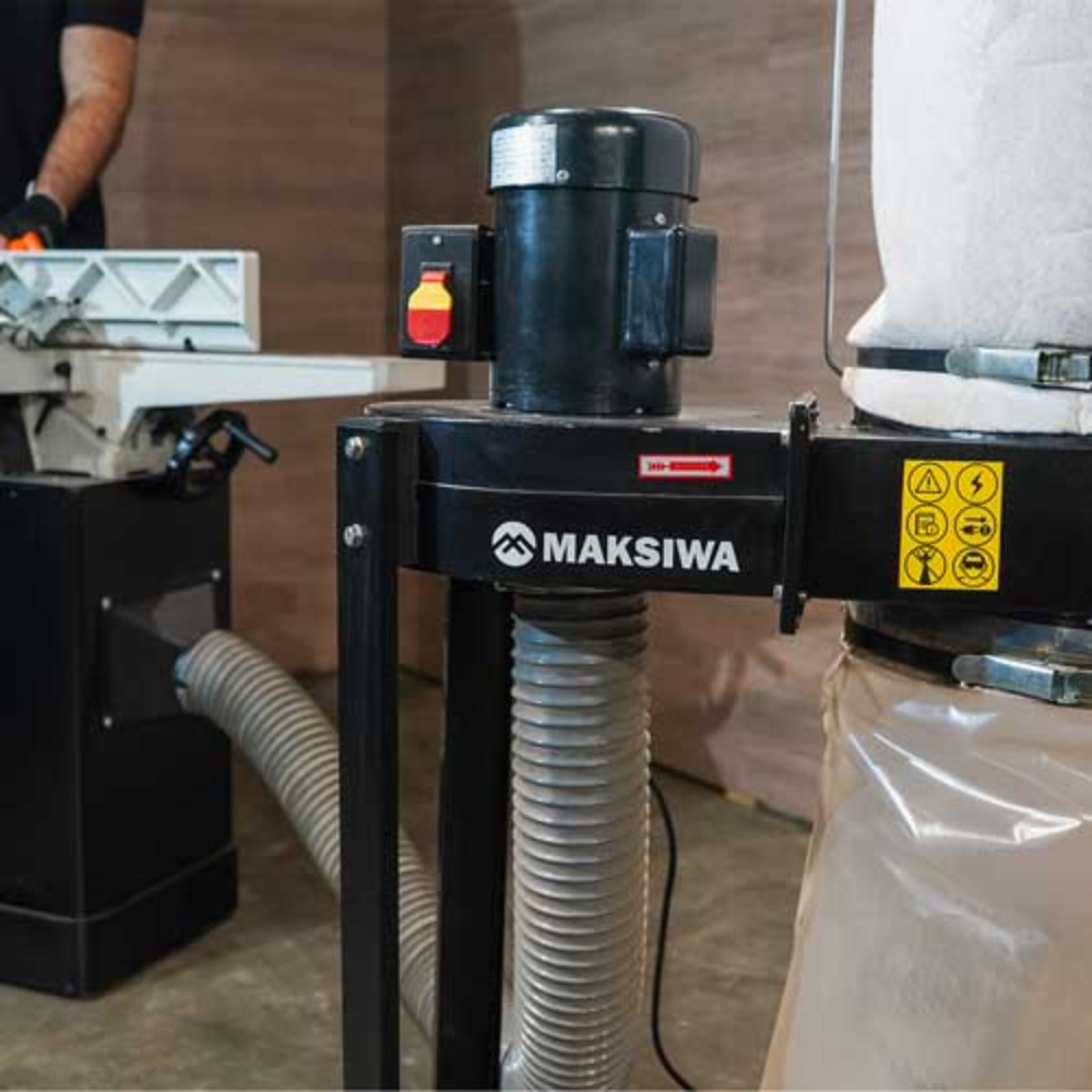 MAKSIWA DUST COLLECTOR 1HP - 1 ENTRY - 1 PHASE 110V - CP/1.C