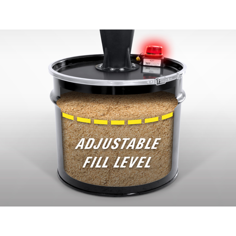 Oneida Air Systems Dust Cobra High-Pressure 14 Gal. Wall-Mounted HEPA Cyclone Dust Collector - XCKM011402