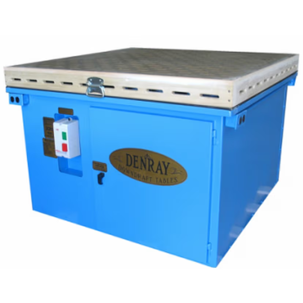 Denray 48" x 48" 110 or 220V Single-Phase Downdraft Sanding Table - 4800
