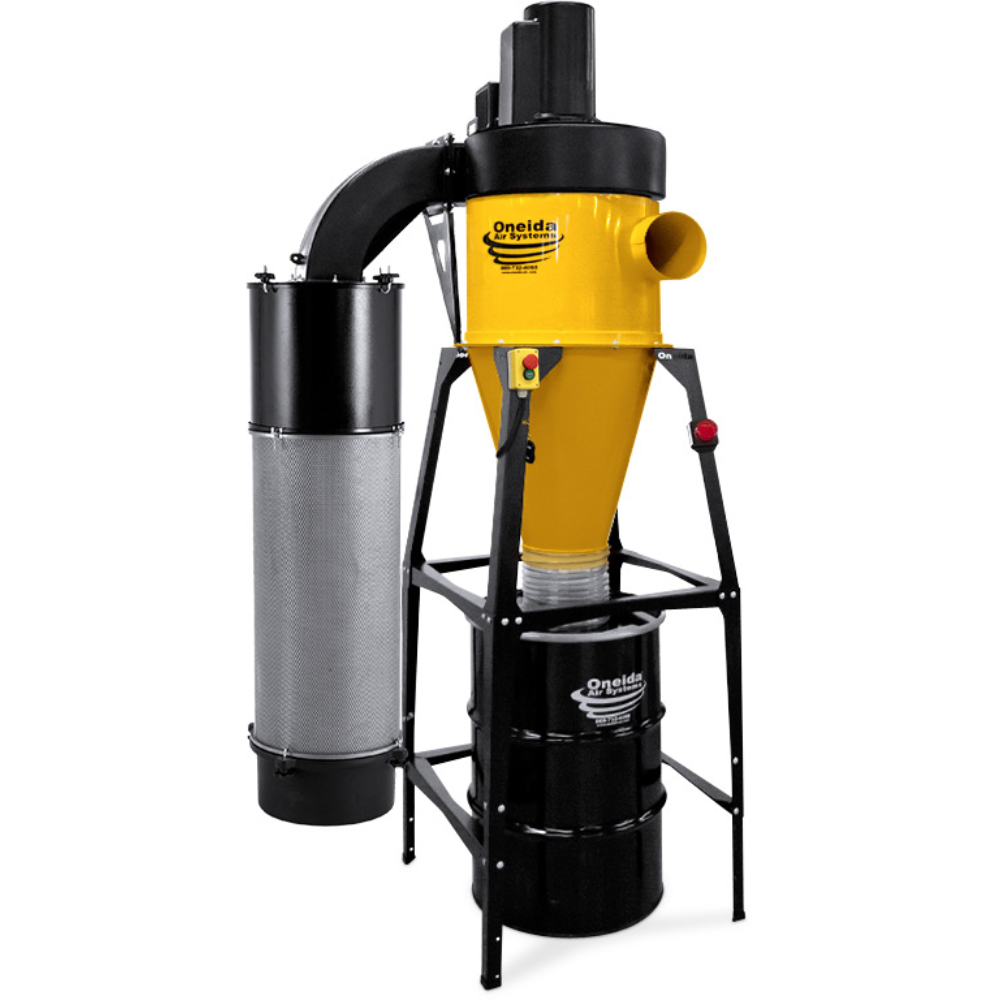 Oneida Air Systems 5hp 3ph Dust Gorilla Pro SMART Boost 55 Gal. Freestanding HEPA-GFM Cyclone Dust Collector -  XGK050355