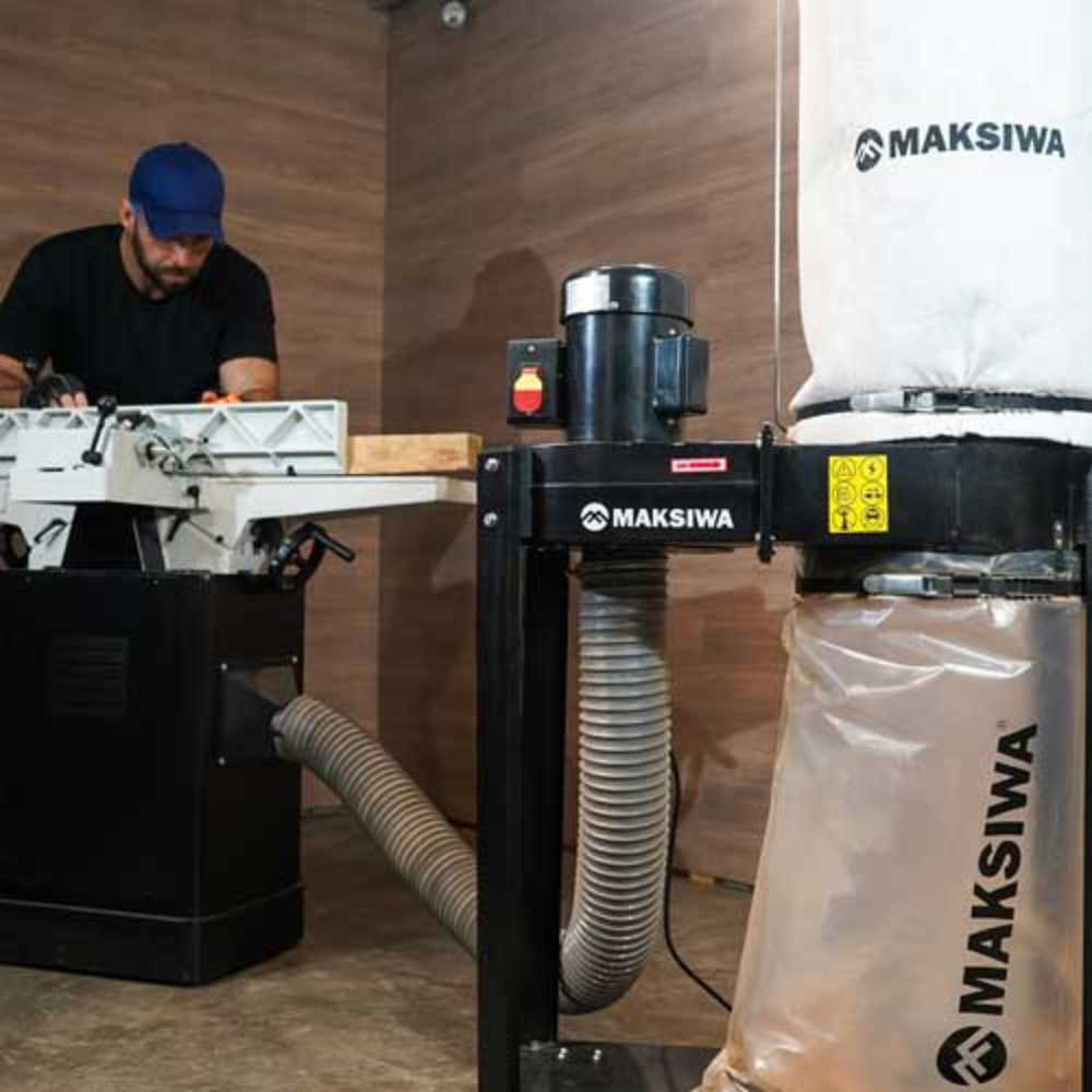 MAKSIWA DUST COLLECTOR 1HP - 1 ENTRY - 1 PHASE 110V - CP/1.C