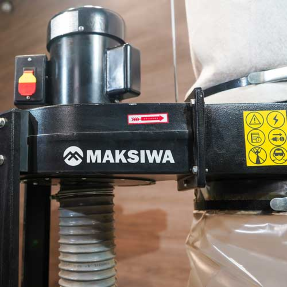 MAKSIWA DUST COLLECTOR 1HP - 1 ENTRY - 1 PHASE 110V - CP/1.C