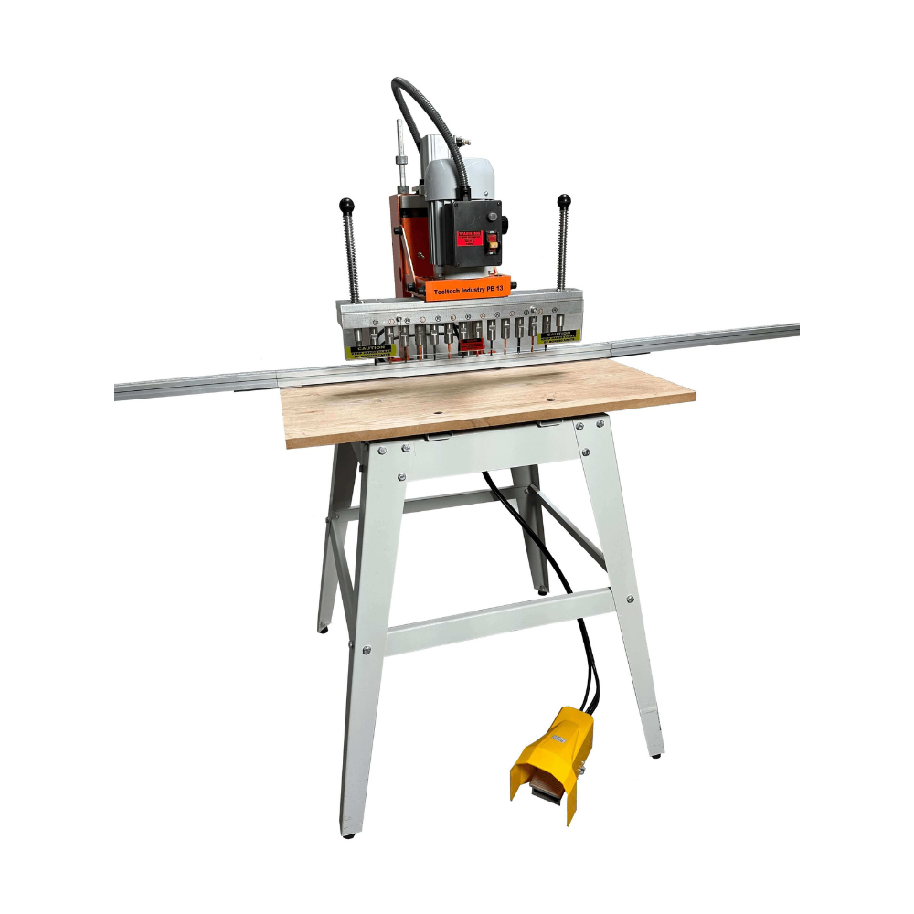 Tooltech Industry Pneumatic Line Boring Machine (13-spindle; 32 mm line-boring system; 1 HP/110 V) – PB13