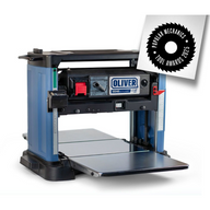 Oliver Machinery 13" Planer with HCX Helical Cutterhead 2HP 15A 1Ph - 10045.201
