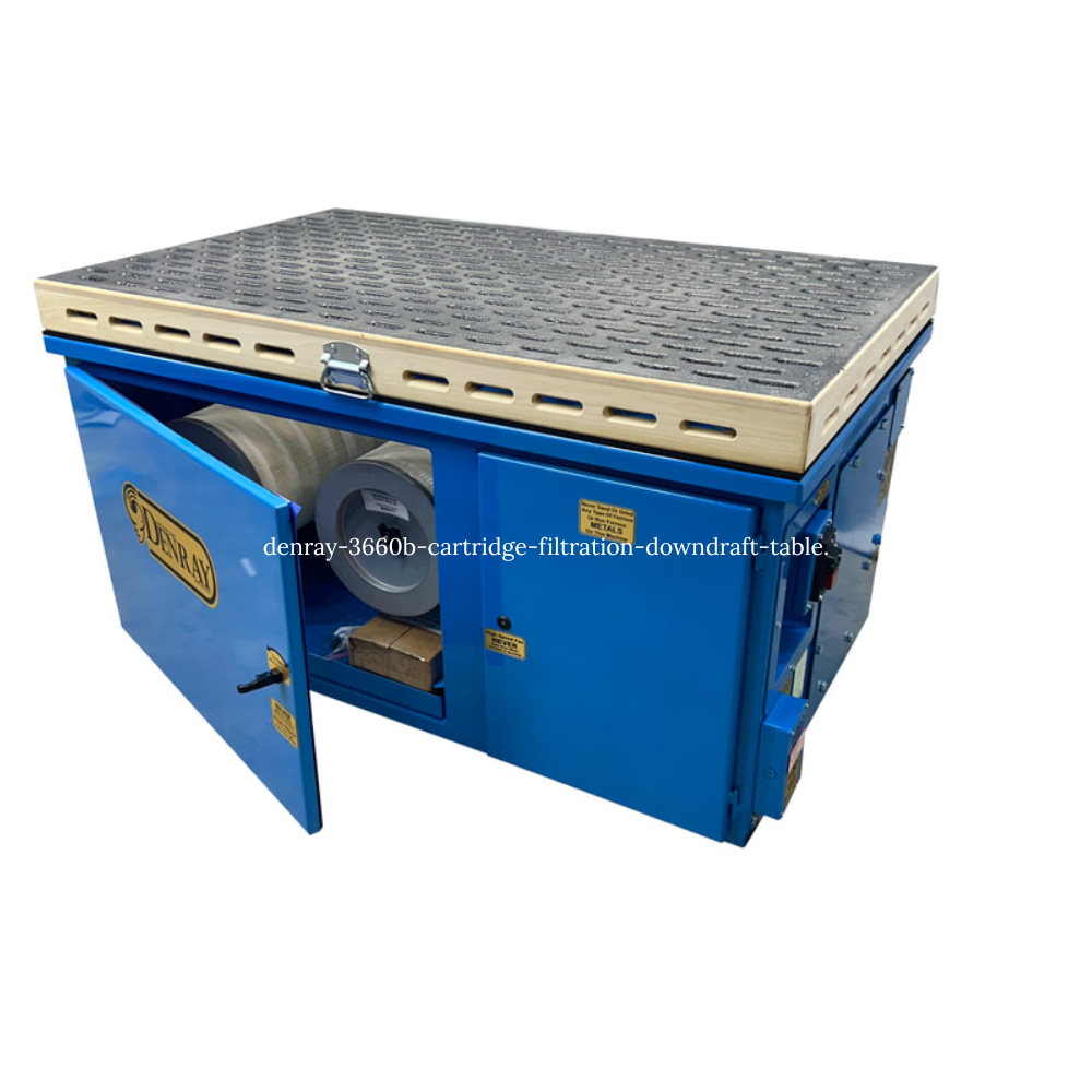 Denray 2HP Cartridge Filtration Downdraft Table – 3660B