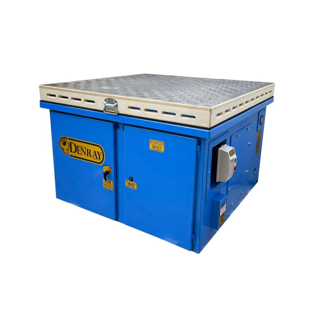 Denray 48" X 48" 220V Three-Phase Downdraft Grinding Table - 4800B
