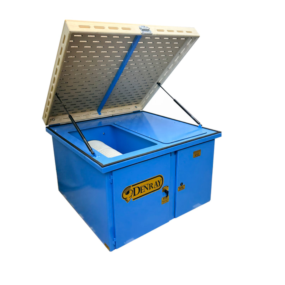Denray 48" X 48" 220V Three-Phase Downdraft Grinding Table - 4800B