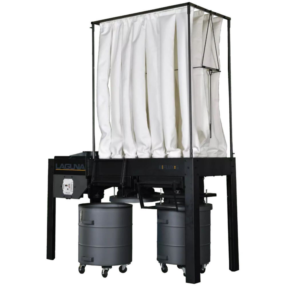 Laguna Tools I|Flux 5 Elite Dust Collector – 5 HP Fine Dust Industrial Cyclone MDCIF52203