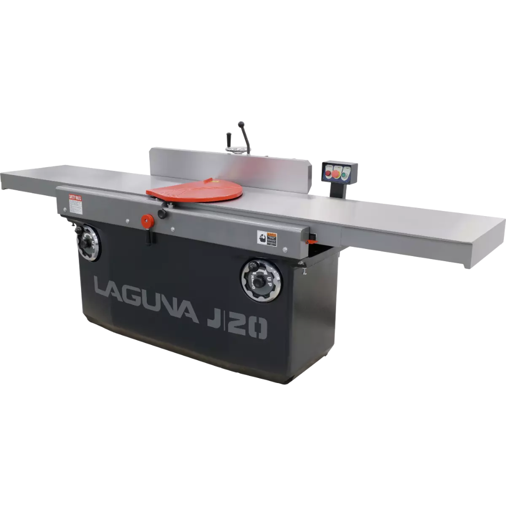 Laguna Tools J|20 Industrial 20″ Jointer – 5HP Spiral Cutterhead | SKU MJ20-5HP-3PH-0800