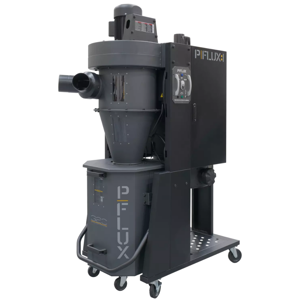 Laguna Tools P|Flux: 1 – 1.5 HP Cyclone Dust Collector with HEPA Filtration | MDCPF15110