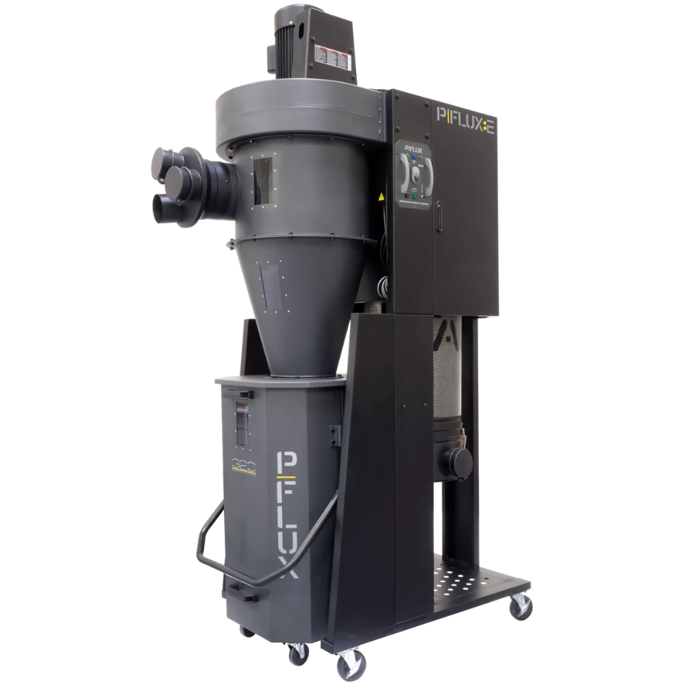 Laguna Tools P|Flux 2 Cyclone Dust Collector – 2 HP HEPA Auto-Clean Woodworking Dust Extraction System | SKU MDCPF22201