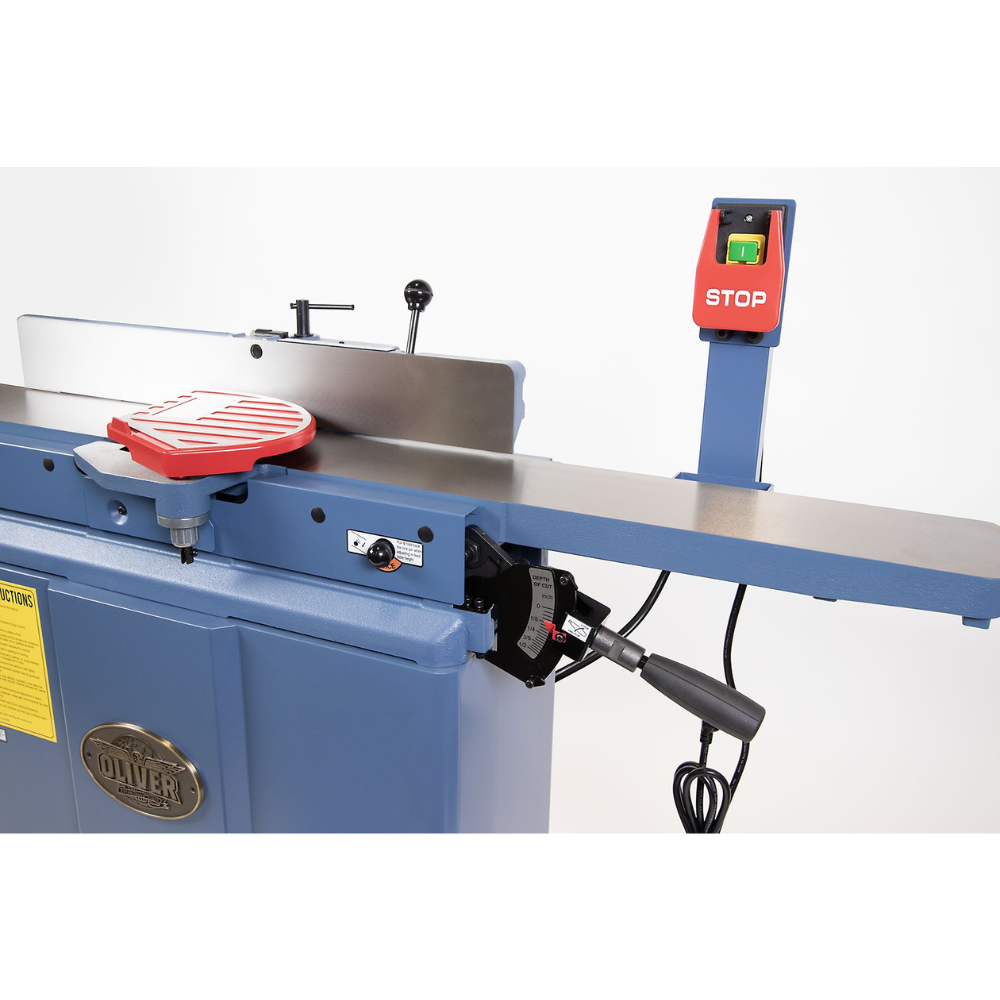 Oliver Machinery 8" Parallelogram Jointer – HCX Helical Cutterhead 3HP 1Ph 4235.230