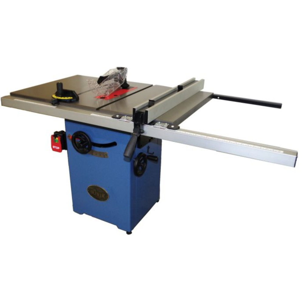 Oliver Machinery 10” Professional Table Saw 1.75HP 1Ph w/52” Rails - 10040.002