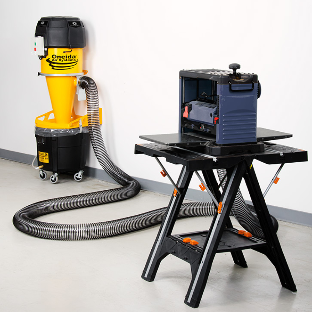 Oneida Air Systems Supercell High-Pressure 14 Gal. Wall-Mounted HEPA-GFM Cyclone Dust Collector - XSK000014