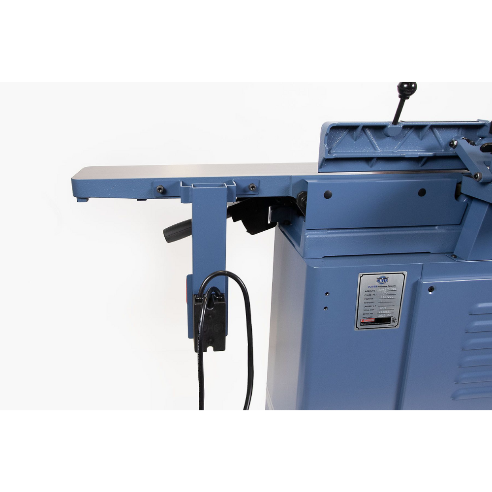 Oliver Machinery 8" Parallelogram Jointer – HCX Helical Cutterhead 3HP 1Ph 4235.230