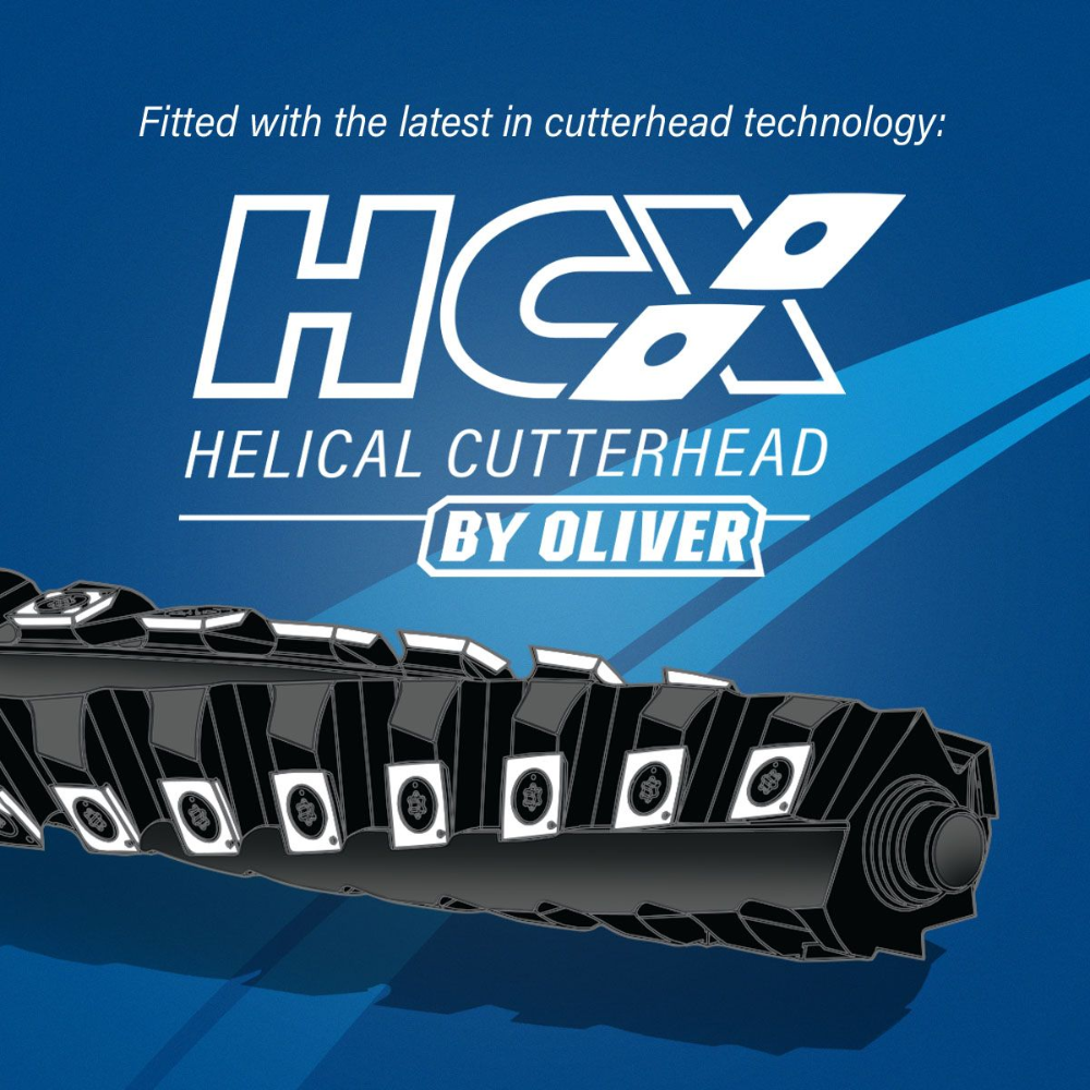 Oliver Machinery 8” Parallelogram Jointer with HCX Helical Cutterhead 2HP 1Ph - 4235.201