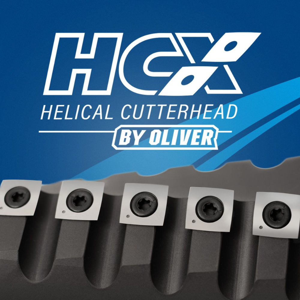 Oliver Machinery 12” Parallelogram Jointer with HCX Helical Cutterhead 5HP 3Ph - 4265C.053T